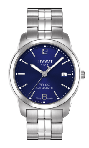 Tissot PR 100 Automatic 38 Stainless Steel / Blue / Bracelet